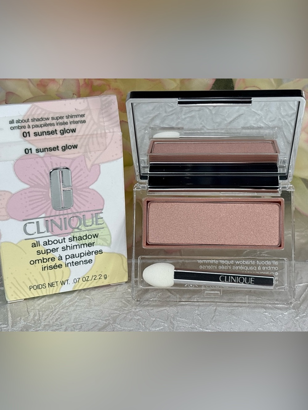 Clinique All About Shadow Super Shimmer - 01 Sunset Glow - FS NIB